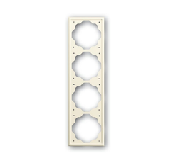 Рамка 4-постовая, серия impuls, цвет слоновая кость | 1754-0-4315 | 2CKA001754A4315 | ABB