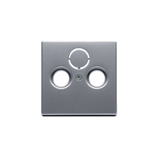 Накладка TV-R-SAT, Imressivo, алюминий | 1743-83 | 2TKA000464G1 | ABB