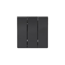 Клавиша для 3-клавишных выключателей/переключателей/кнопок, глухая, Impressivo, антрацит | 1783-81 | 2TKA000514G1 | ABB