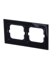 Рамка 2-постовая, серия axcent, цвет чёрный | 1754-0-4410 | 2CKA001754A4410 | ABB