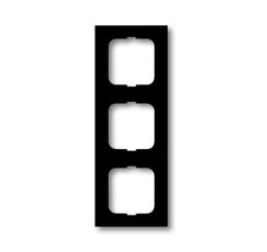 Рамка 3-постовая, серия, серия solo/future, цвет чёрный бархат | 1754-0-4421 | 2CKA001754A4421 | ABB
