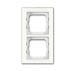 Рамка 2-постовая, серия axcent, цвет белое стекло | 1754-0-4438 | 2CKA001754A4438 | ABB