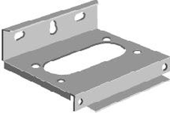 Фланец OEZXP120C, 250x180(фланец1) с С-отверстиями для рубильников в металлическом боксе | 1SCA022338R5360 | ABB