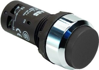 Кнопка CP3-30B-11 черная без фикс 1HЗ1НО | 1SFA619102R3076 | ABB