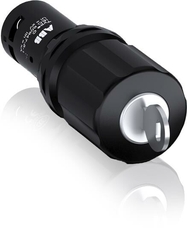 кнопка черная с опусканием при помощи ключа СЕ3К1-10В-11 | 1SFA619502R1076 | ABB