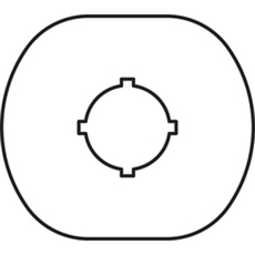 Шильдик MA6-1000 (1 место) для пластикового кнопочного поста | 1SFA611930R1000 | ABB