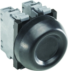 Кнопка KP6-40B черная с резиновым колпачком IP66 с монтажной кол одкой | 1SFA616105R4006 | ABB