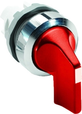 Переключатель M2SS4-20R (короткая ручка) красный 2-х позиционный без подсветки (только корпус) 45# с фиксацией | 1SFA611203R2001 | ABB