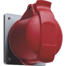 Розетка панельная с прямым униф. фланцем 432RU6 32A 3P+N+E IP44 6ч | 2CMA193259R1000 | ABB