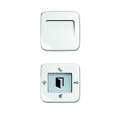 Центральная накладка, Duro SI, цвет альпийский белый (рамка см. прайс лист ЭУИ BJE) | 8300-0-0223 | 2CKA008300A0223 | ABB