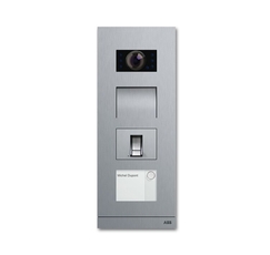 Станция вызова, видео, 1 кл., со счит. отпечатка пальца, сталь | 8300-0-0435 | 2CKA008300A0435 | ABB