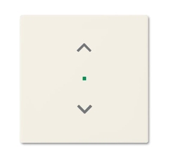 SRB-1-96 Клавиша одинарная free@home, жалюзи, Basic 55, цвет chalet-white | 6220-0-0705 | 2CKA006220A0705 | ABB