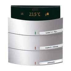 6321/38-83-500 Сенсор 3/6-клавишный, терморегулятор, triton, цвет серебристый алюминий | 6320-0-0058 | 2CKA006320A0058 | ABB