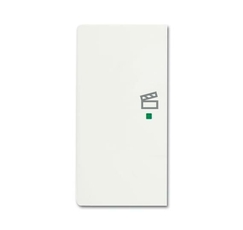 Клавиша двойная левая free@home, сцена, future, цвет белый бархат|6220-0-0609| ABB