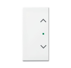 SRB-2-94 Клавиша двойная free@home, жалюзи, Basic 55, цвет альпийский белый | 6220-0-0676 | 2CKA006220A0676 | ABB