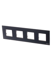 ABB Zenit Стекло Графит Рамка 4-я (2+2+2+2 мод) | N2274 CF | 2CLA227400N3801 | ABB