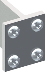 Соединитель профилей EDF (1уп=50 шт) | ZX66P | ABB