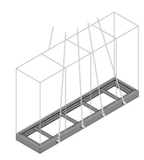Цоколь транспортировочный H=100 | ZU1100 | ABB