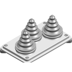 Фланец д/шк.типа R и W с каб. сальниками | ZW456 | ABB