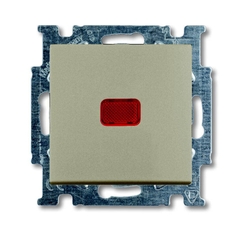 ABB Basic 55 Шампань Выключатель кнопочный с полем для надписи | 1413-0-1093 | 2CKA001413A1093 | ABB