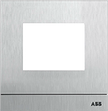 Рамка станции вызова, размер 1/1, серебристый | 51021CF-A | ABB