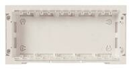 Бокс для рабочего места открытого монтажа на 5 двойных адаптеров (5 вертикальных рядов, 20 модулей) | T1195 | 2CLA119500T1001 | ABB