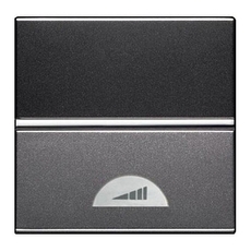 ABB Zenit Антрацит Светорегулятор нажимной 40-450W для л/н и г/л с обмот. тр-ром, (2 мод) | N2260 AN | 2CLA226000N1801 | ABB