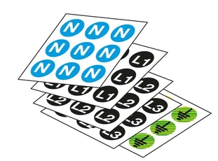 Наклейка d12мм L1 (490шт) | EV1151 | ABB