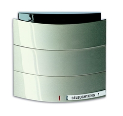 6320/10-79-500 Сенсор 1/2-кл. с ИК-приемником, triton, шампань металлик | 6320-0-0006 | 2CKA006320A0006 | ABB