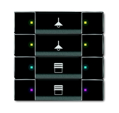 6127/02-81-500 Сенсор 4/8-кл. многофункциональный, антарцит | 6117-0-0232 | 2CKA006117A0232 | ABB