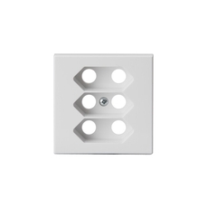 Центральная плата евро розетки, Impressivo, белый | 303C-84 | ABB