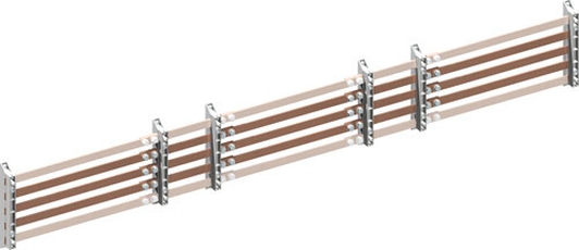 ZX2327 шина медная 20x5mm 4PW V1, A2 | 2CPX042717R9999 | ABB