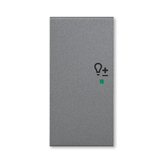 ABB Levit Сталь Клавиша 2-ая левая с символом светорегулятора free@home | 6220H-A02104 69 | 2CHH622104A4069 | ABB