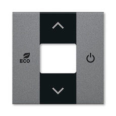 ABB Levit Сталь Накладка для комнатного терморегулятора free@home | 6220H-A03000 69 | 2CHH623000A4069 | ABB