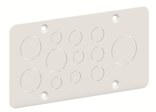 CZF11 Фланец для метрических сальников метал. 4xM16, 4xM20, 3xM32, 1xM40 | ZP61 | 2CPX052441R9999 | ABB