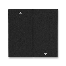 ABB Levit Антрацит / дымчатый чёрный Сменная панель на клавишу для выключателя жалюзи Антрацит | ND3559H-A447/1 63 | 2CHH594471A8063 | ABB