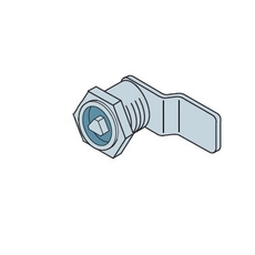 Замок с треугольной вставкой под ключ для шкафов SRN | AA5200 | ABB