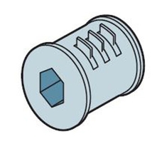 Цилиндр под шестигранный ключ | AA6180 | ABB