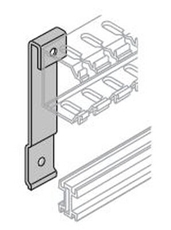 Держатель для перф.каб-канала (4шт),металл | AD1037 | ABB
