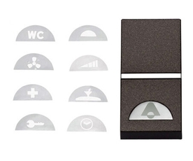 ABB Zenit Шильдик с символом ВЕНТИЛЯТОР | N2004.2 | 2CLA200420N1101 | ABB