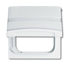 Плата промежуточная с крышкой для центр. плат , с полем для надписи, IP44, серия Allwetter 44, цвет сл. кость | 1710-0-2280 | 2CKA001710A2280 | ABB