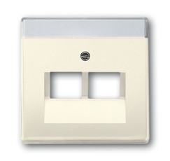 Плата центр. (накладка) для 2-постовой телекоммуникационной розетки, серия solo/future, цвет savanne/сл. кость | 1710-0-3146 | 2CKA001710A3146 | ABB