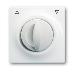 Плата центральная с поворотной ручкой,, для механизма выключателя жалюзи , серия impuls, цвет альпийский белый | 1753-0-4864 | 2CKA001753A4864 | ABB