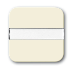 Клавиша для механизма 1-клавишного выключателя/переключателя/кнопки, серия Busch-Dur 2000 SI, цвет слоновая кость | 1731-0-1445 | 2CKA001731A1445 | A
