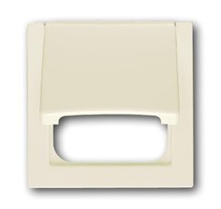 Плата центр. с откидной крышкой для 50x50 мм телекомм. вставок/механизмов, серия impuls, цвет сл. кость | 1753-0-0043 | 2CKA001753A0043 | ABB