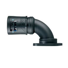 Фланец AT16/FL/C90/BLB, 90°, полиамид 66/эластомер, черный/голубой, d16, 10 шт. в пачке | 7TCA296170R0096 | ABB