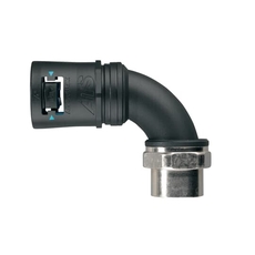 Фитинг AT21/050/CSF90/BLB, 90°, РА66/никел.латунь/эласт., черный/голубой, резьба 050, d21, 10 шт. в пачке | 7TCA296170R0212 | ABB