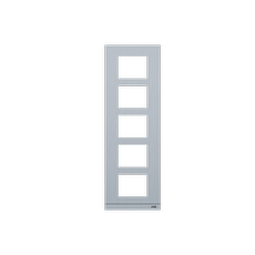 Рамка станции вызова, размер 1/5, серебристый | 2TMA200160A0017 | ABB