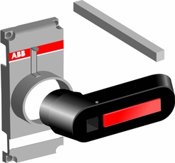 Ручка управления OTV1000EK черная для прямой установки на рубильники OT1000..2500 | 1SCA106608R1001 | ABB