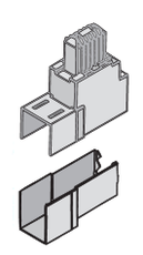 Комплект клеммных крышек OZXB4K комплект = 3 крышки | C1SCA022199R2850 | ABB
